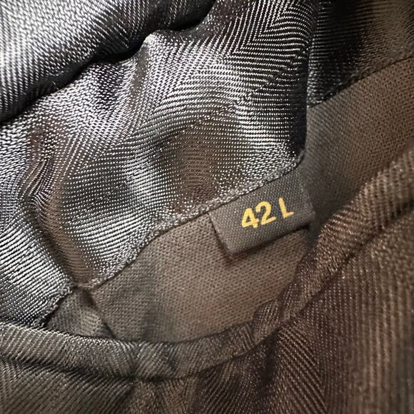 Vintage Zylos by George Machado Long Black Cashmere Overcoat 42L - Picture 6 of 6